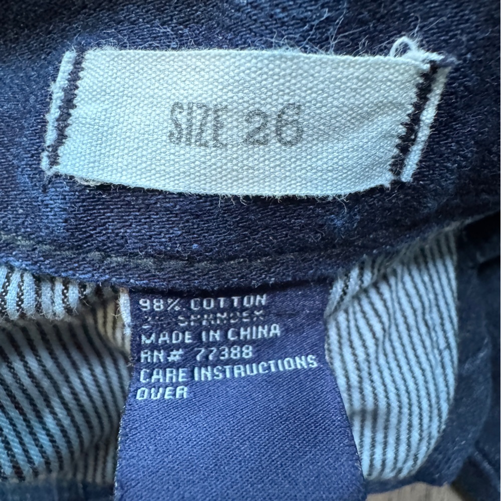 Madewell Skinny Skinny Ankle Jeans Dark Blue - Size 26 - Picture 9 of 13